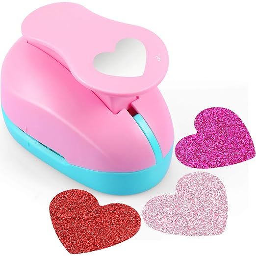 3 Inch Punch Valentine's Day Punch Scrapbook Paper Cutter Punch Handmade Foam Hole Scrapbooking P... | Amazon (US)