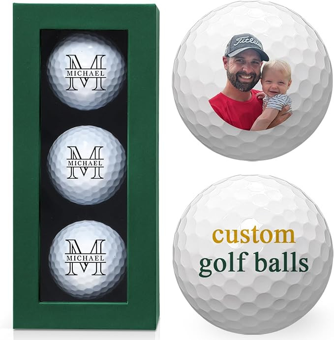 With Love From Julie Personalized Golf Balls for Men - Customized Golf Balls - Custom Golf Ball P... | Amazon (US)