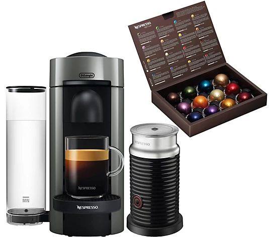 Nespresso Vertuo Plus Coffee Machine w/ Frother by DeLonghi | QVC