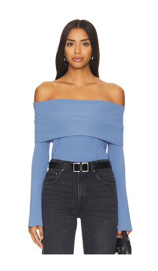 Palmer Sweater in Slate Blue | Revolve Clothing (Global)