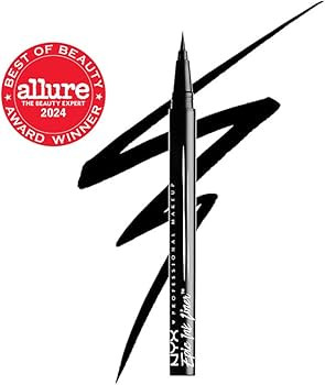 NYX PROFESSIONAL MAKEUP Epic Ink Liner, Waterproof Liquid Eyeliner - Black, Vegan Formula | Amazon (US)
