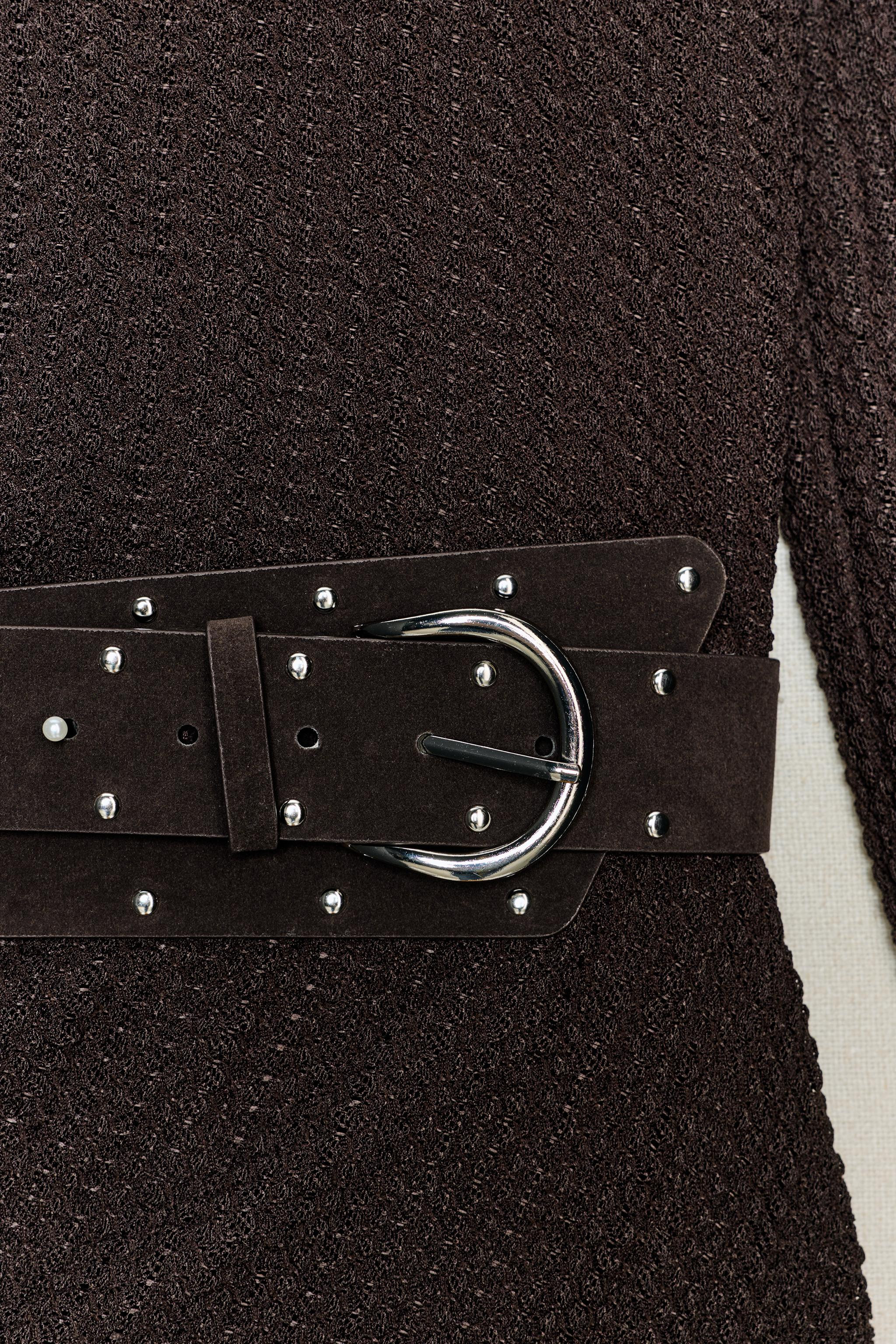 ASYMMETRIC MINI DRESS WITH BELT | Zara US