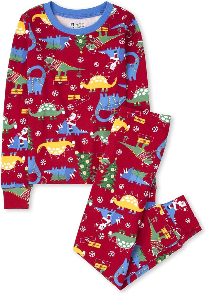 The Children's Place Baby Christmas Pajamas, Cotton | Amazon (US)