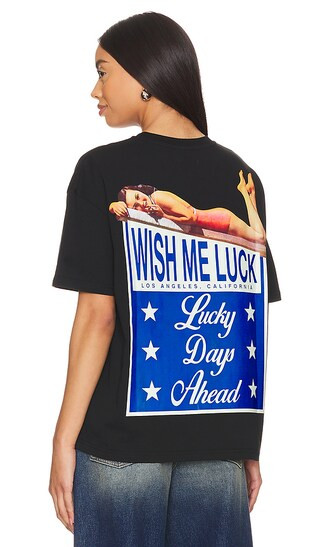 Lucky Days Ahead T-Shirt in Black | Revolve Clothing (Global)