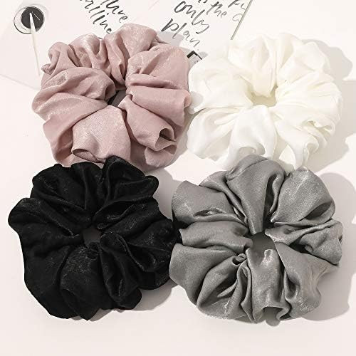 Scrunchies Hair Ties for Women - Big Silk Satin Scrunchie Exra Large Jumbo Gaint Oversized Cute S... | Amazon (US)