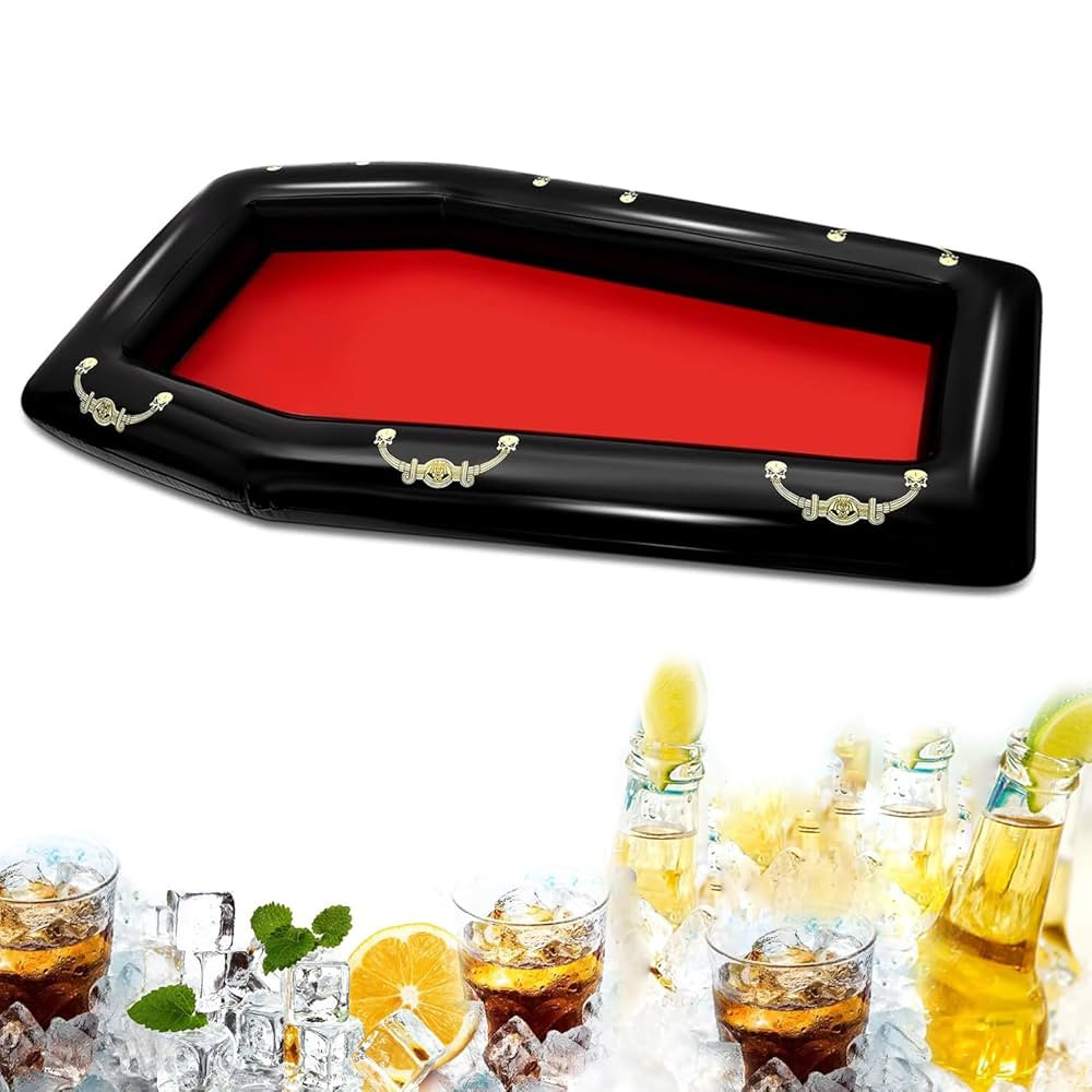 Belit Inflatable Coffin Cooler, 52 Inch Drink Containers for Halloween Party, Pool Party, Spooky ... | Amazon (US)