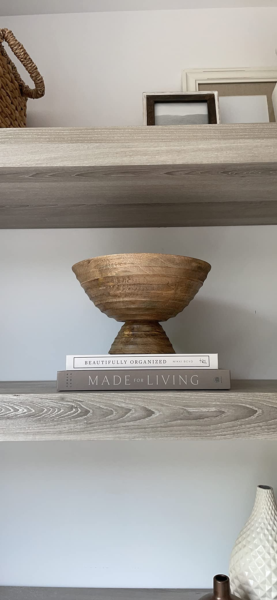 Creative Co-Op Boho Wood Pedestal Serving Bowl, Natural Finish | Amazon (CA)