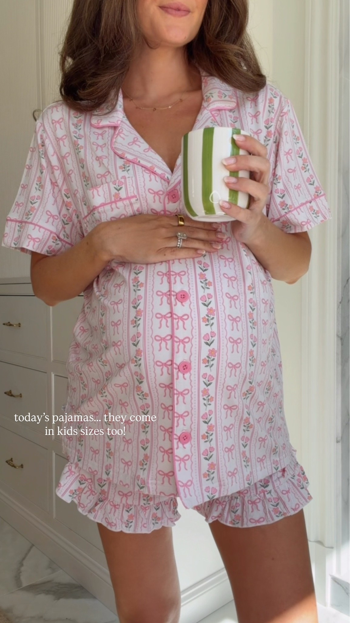 These pajamas are so cute and come in kids’ sizes too! 🎀

#LTKmomlife #LTKBump #LTKBaby