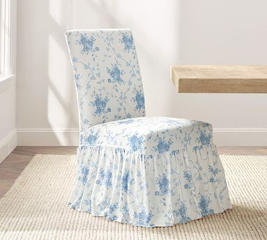 LoveShackFancy Slipcovered Side Chair | Pottery Barn (US)