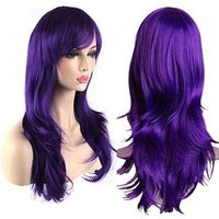 Purple Wig For Mermaid, Cheshire Cat, Or Unicorn Costume, Halloween Costume Adults, Cosplay Wigs Whi | Etsy (US)
