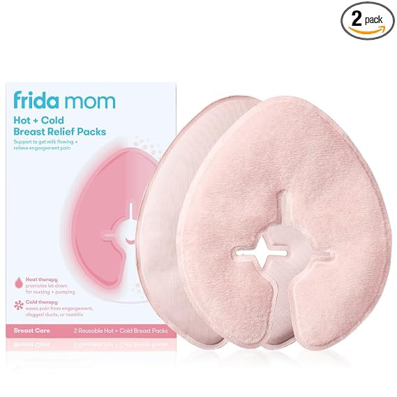 Frida Mom Breast Therapy Packs, Breast Pads, Cold & Hot Pack for Pain Relief, Breastfeeding Essen... | Amazon (US)
