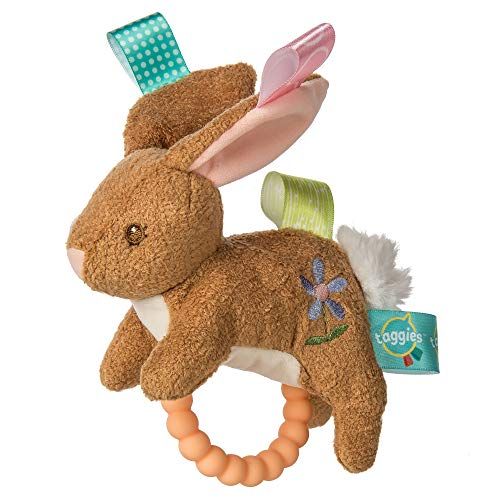 Taggies Teether Baby Rattle, 6", Harmony Bunny | Amazon (US)