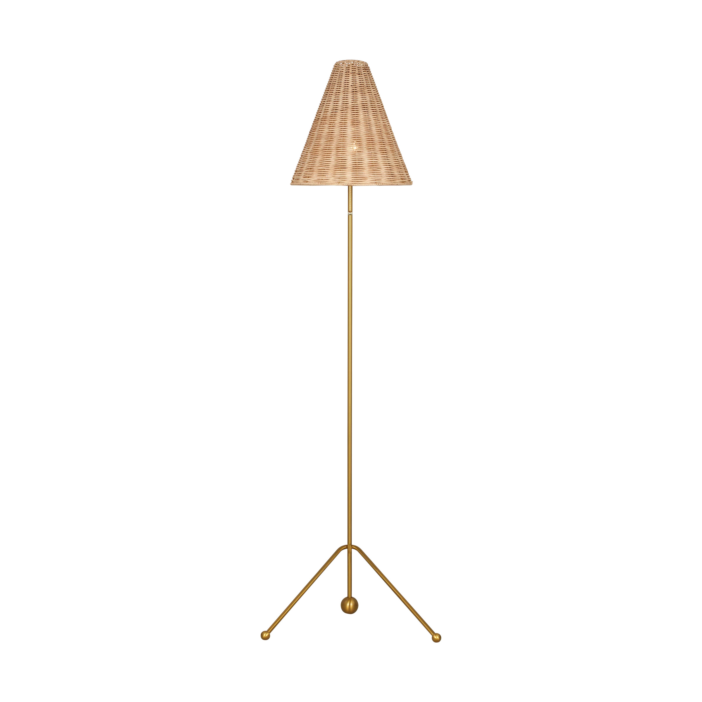 58.625'' Brown Traditional Floor Lamp | Wayfair North America