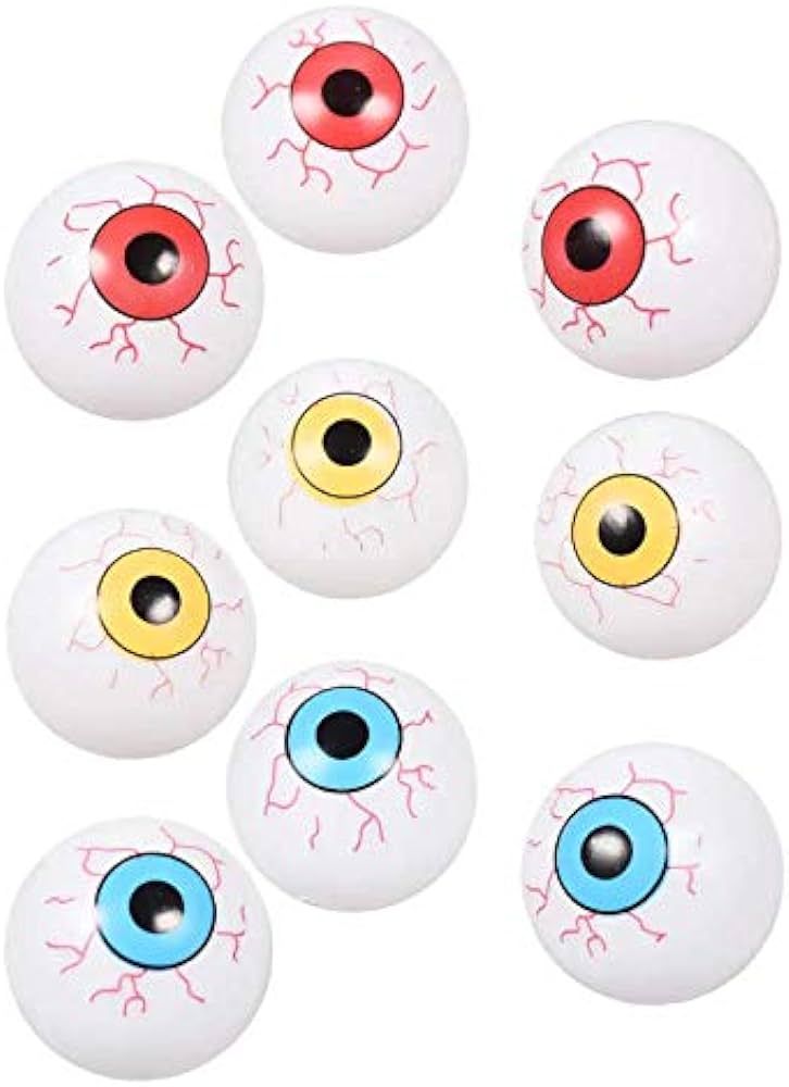 Greenbrier Eyeball ping Pong Balls for Halloween or Table Tennis, 2 Colors, 24 PCS Total | Amazon (US)