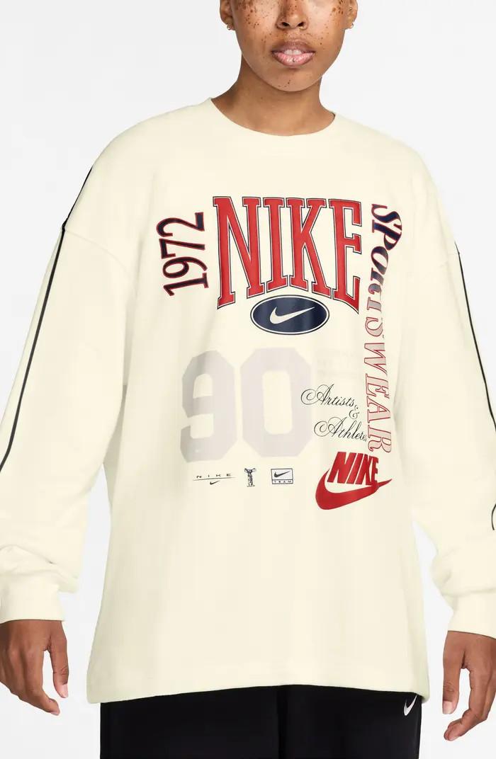 Nike Sportswear Street Crewneck Graphic Sweatshirt | Nordstrom | Nordstrom