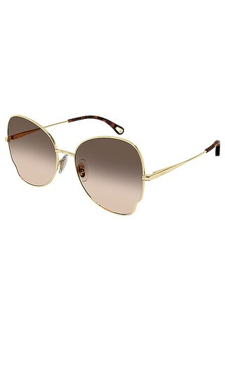 Joni Butterfly in Shiny Classic Gold, Double Gradient Brown, & Pink | Revolve Clothing (Global)