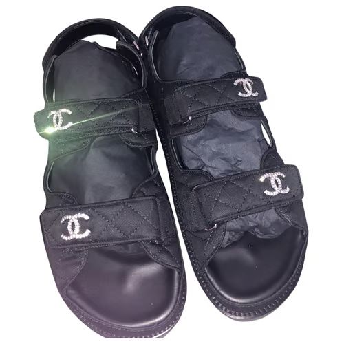 Dad Sandals cloth sandal  - Black 24 | Vestiaire Collective (Global)