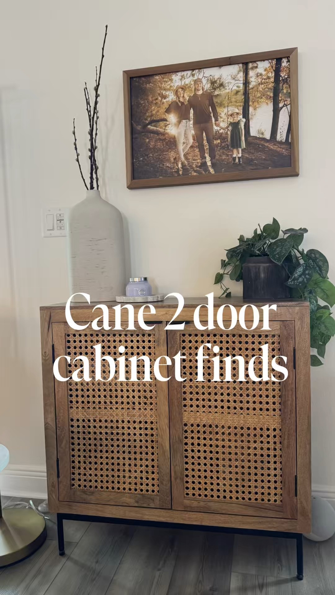 Cane reminds me of chairs my grandmother had. That’s why this gorgeous cane two-door cabinet has been a favorite find for years and I got it at the most random place. 
Since I get asked about it a lot I’ve found similar gems at Wayfair and World Market for different budgets.
Check out my LTK for all the links and give your home a chic, transitional touch that gives the character of an antique✨ #HomeDecor  #wayfair 

#LTKHome