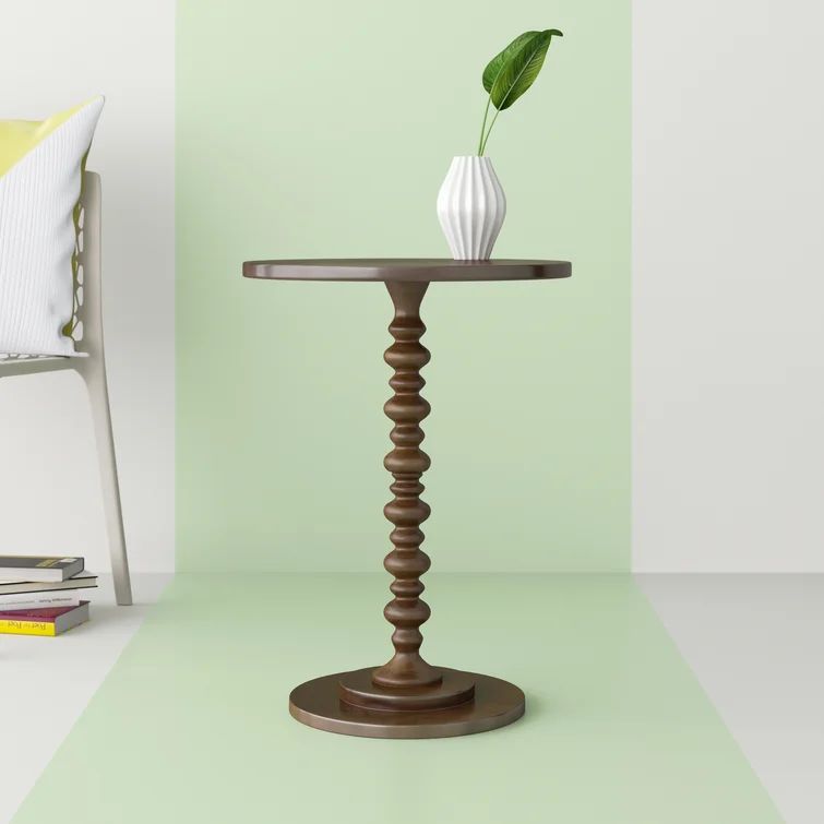Pettegrow 24.25'' Tall Pedestal End Table | Wayfair North America