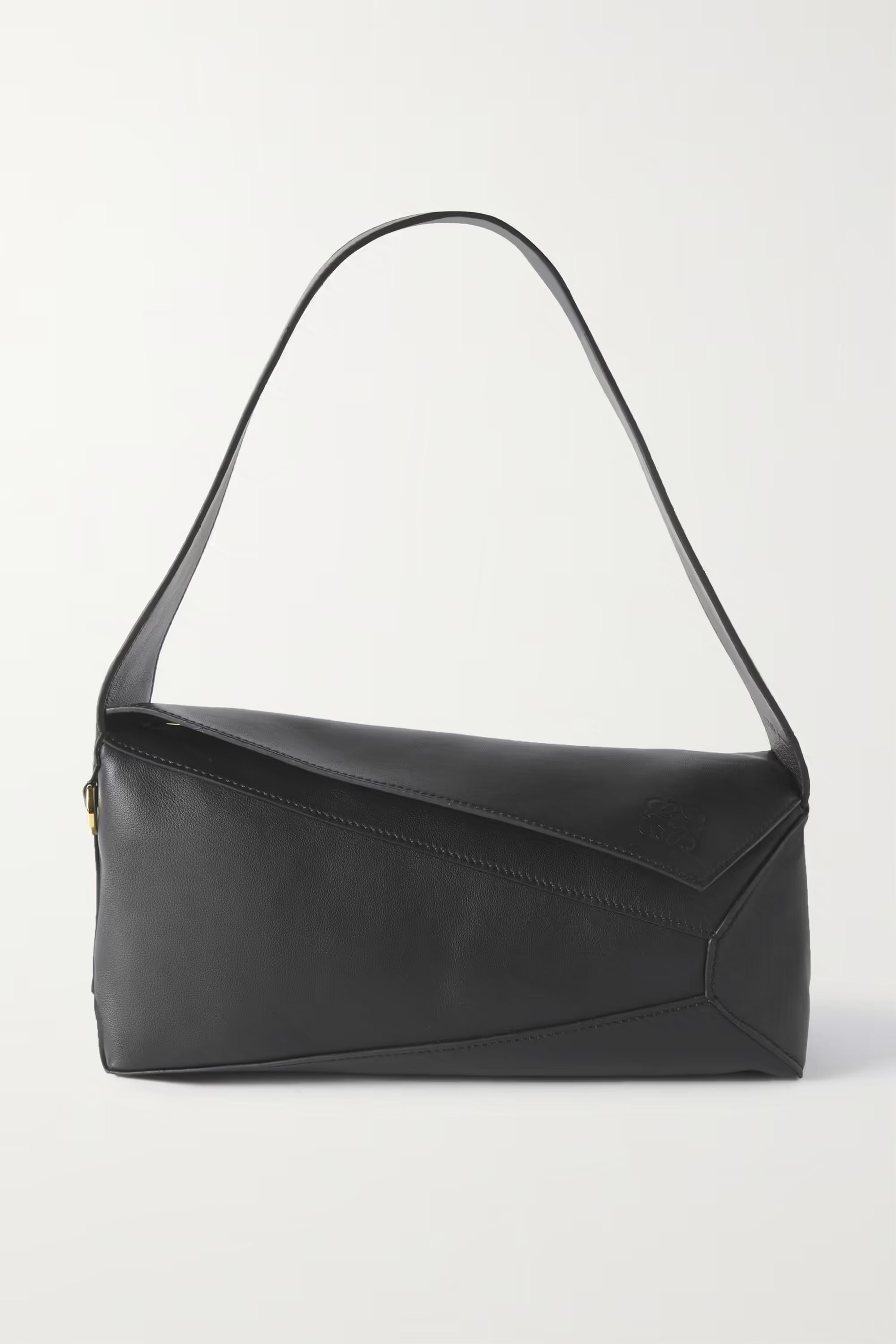Black Puzzle leather shoulder bag | LOEWE | NET-A-PORTER | NET-A-PORTER (UK & EU)