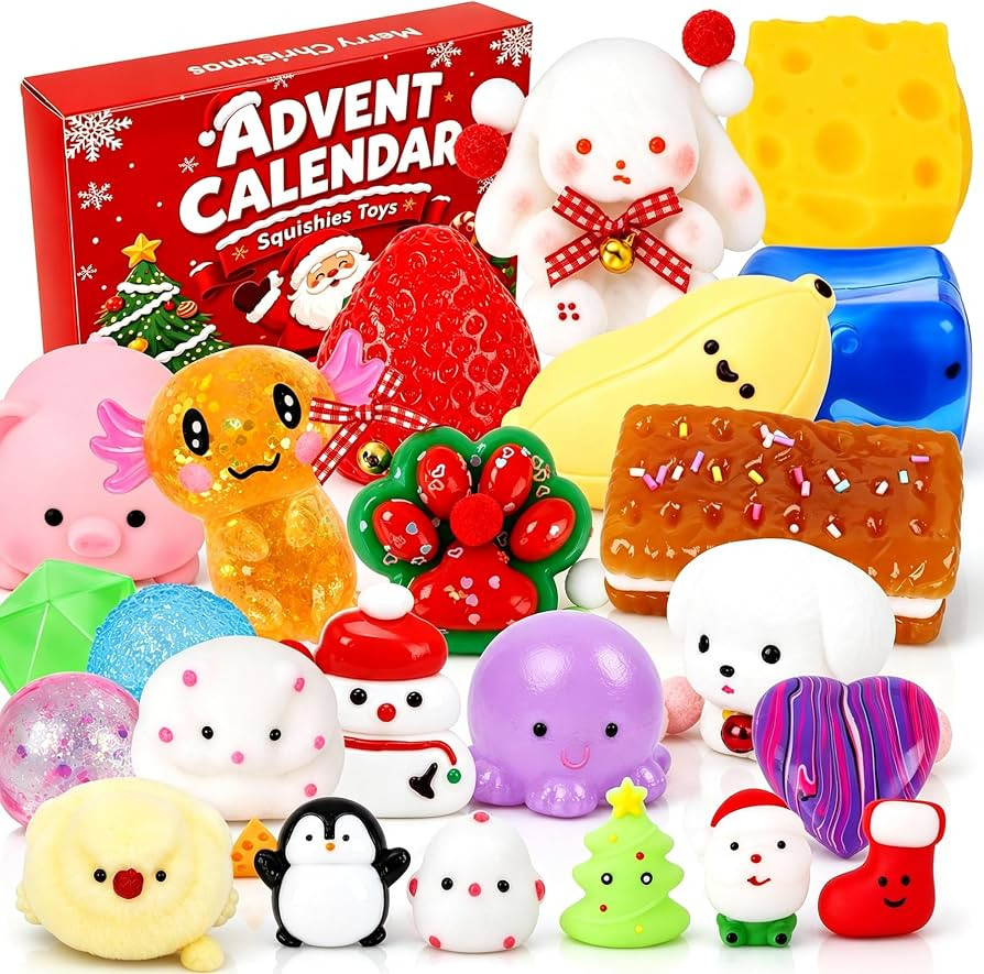 Advent Calendar 2026 Squishy Toys, 24 Day of Christmas Countdown | Amazon (US)