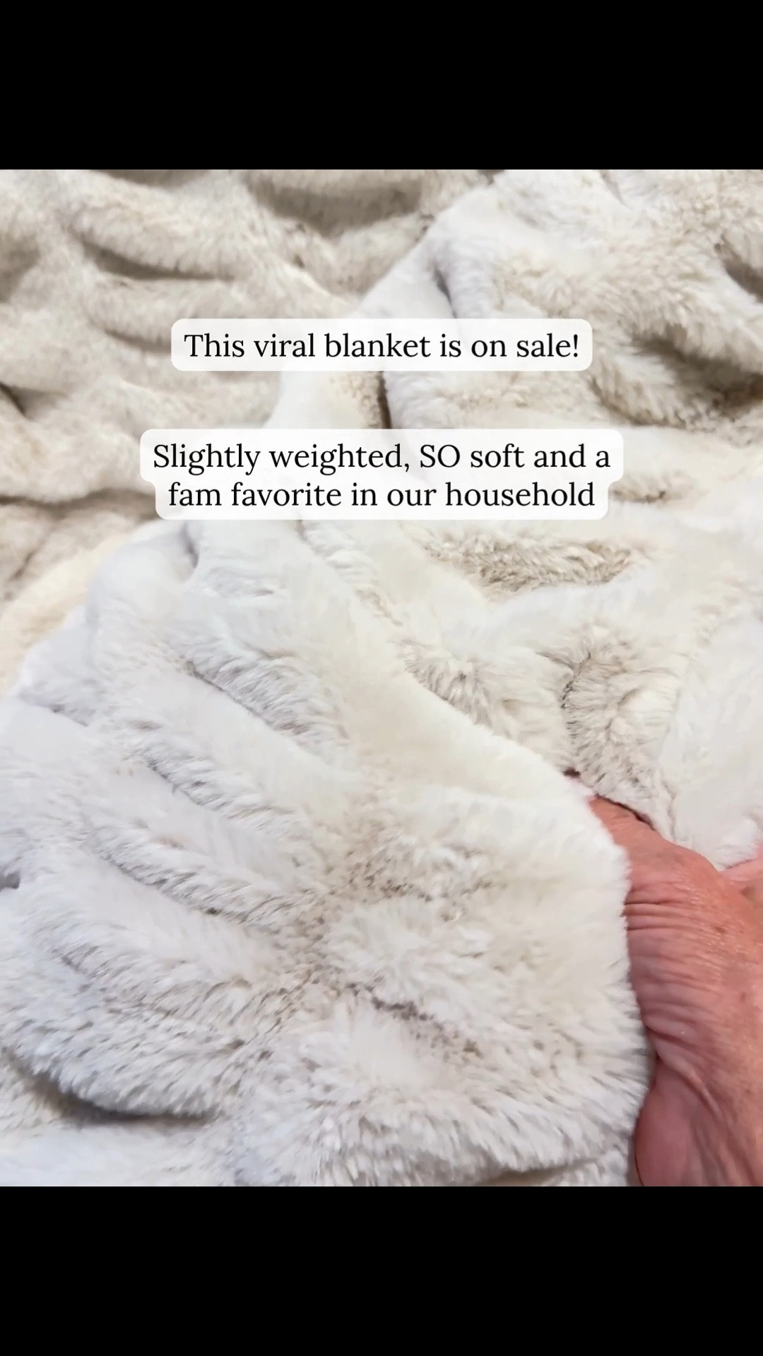 This viral blanket that is all over the internet is on sale right now!! Slightly weighted, so soft and a family favorite at our house! Everyone I know owns one, and these make the perfect gifts. 🤍✨

#LTKSaleAlert #LTKmomlife #LTKHome