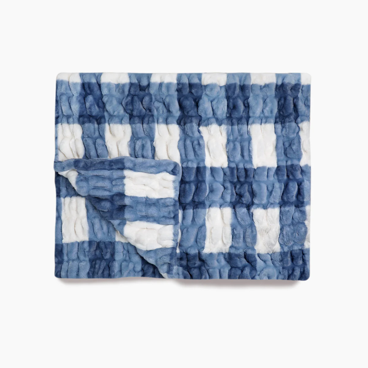 Blue Gingham | Lola Blankets