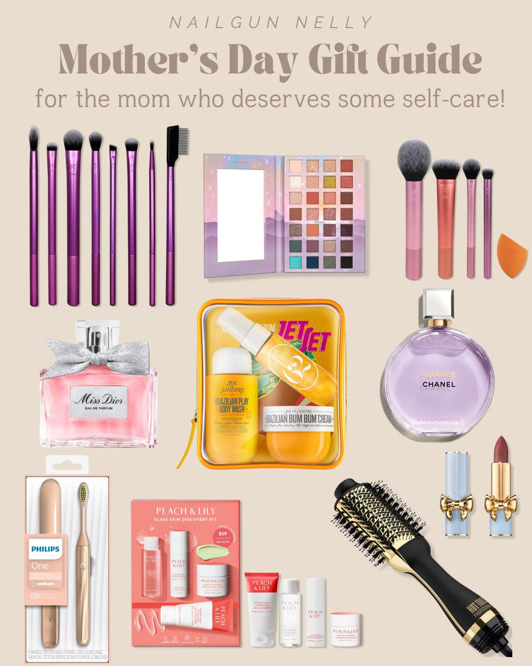Mother's Day Gift Guide! For the mom who deserves some self-care!

#mothersdaygiftguide #selfcare


perfume, eyeshadow palette, makeup brush gift set, hair dryer brush

 

 #LTKGiftGuide #LTKSeasonal #LTKBeauty