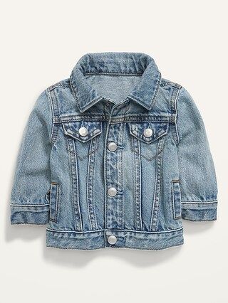 Unisex Light-Wash Jean Jacket for Baby | Old Navy (CA)
