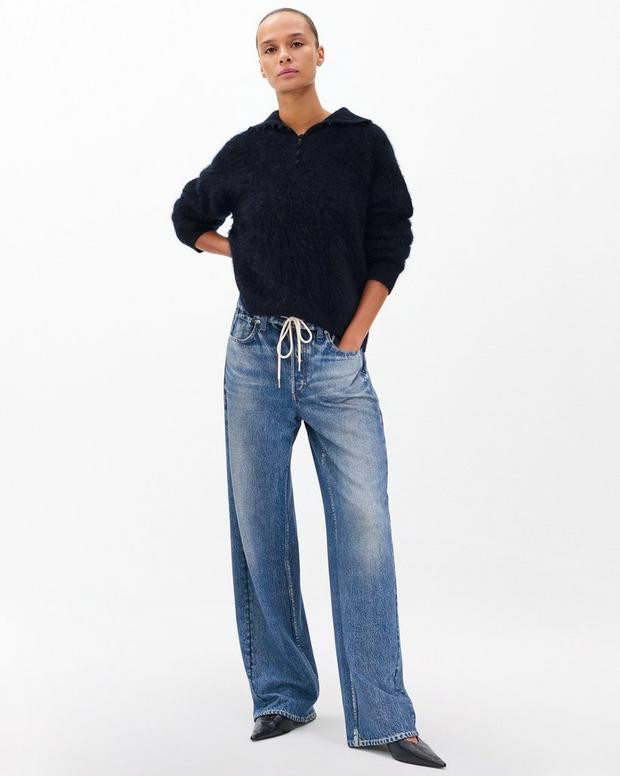 Buy rb Miramar Drawstring Wide-Leg Pants for USD 268.00 | rag & bone | rag & bone