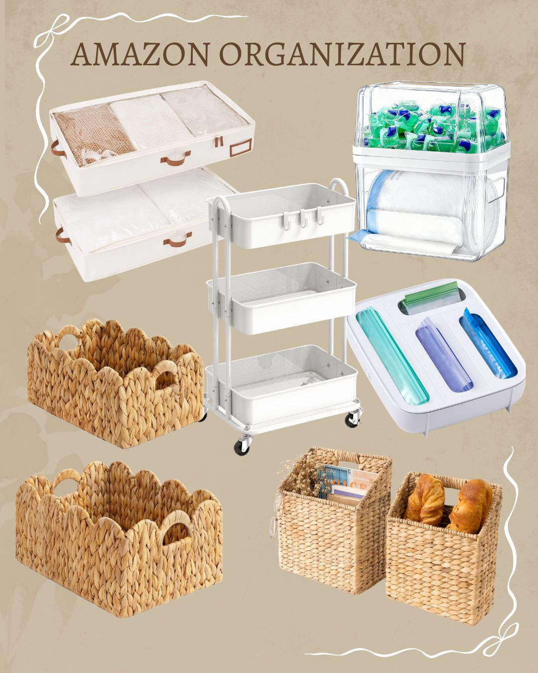 AMAZON ORGANIZTION. This is the perfect time of  year for organizing and simplifying! 

 #LTKSpringSale #LTKSeasonal #LTKHome