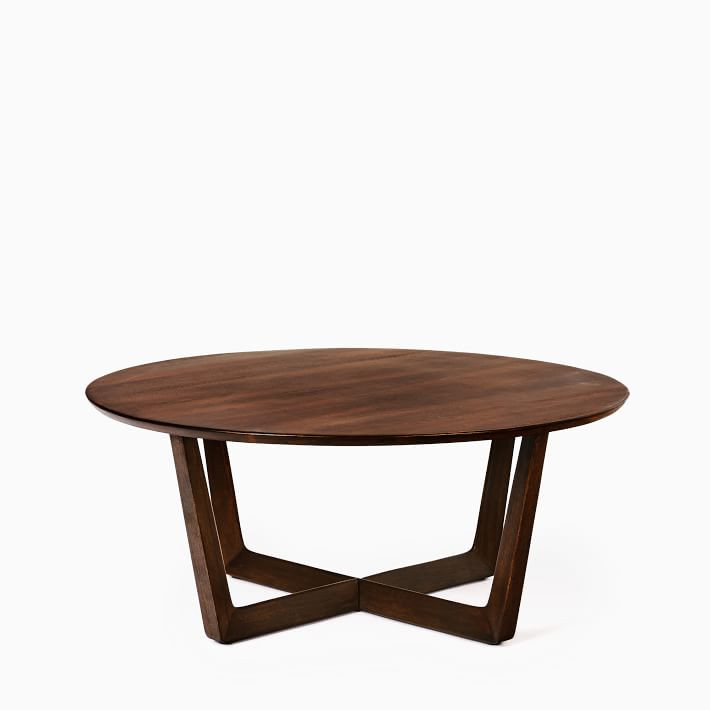 Stowe Solid Wood Round Coffee Table (36"–46") | West Elm (US)