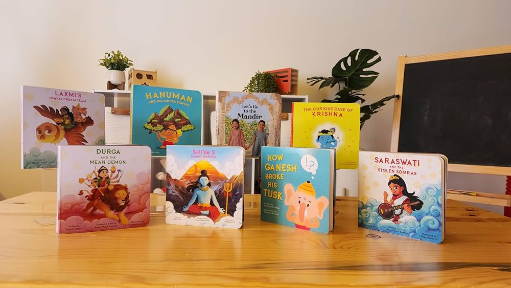 MODI TOYS Bookish Bundle - 8 Books | Ideal for Newborns, Infants, Toddlers, Grandparents | Best for Diwali, Baby Shower, Birthday, Housewarming | Amazon (US)