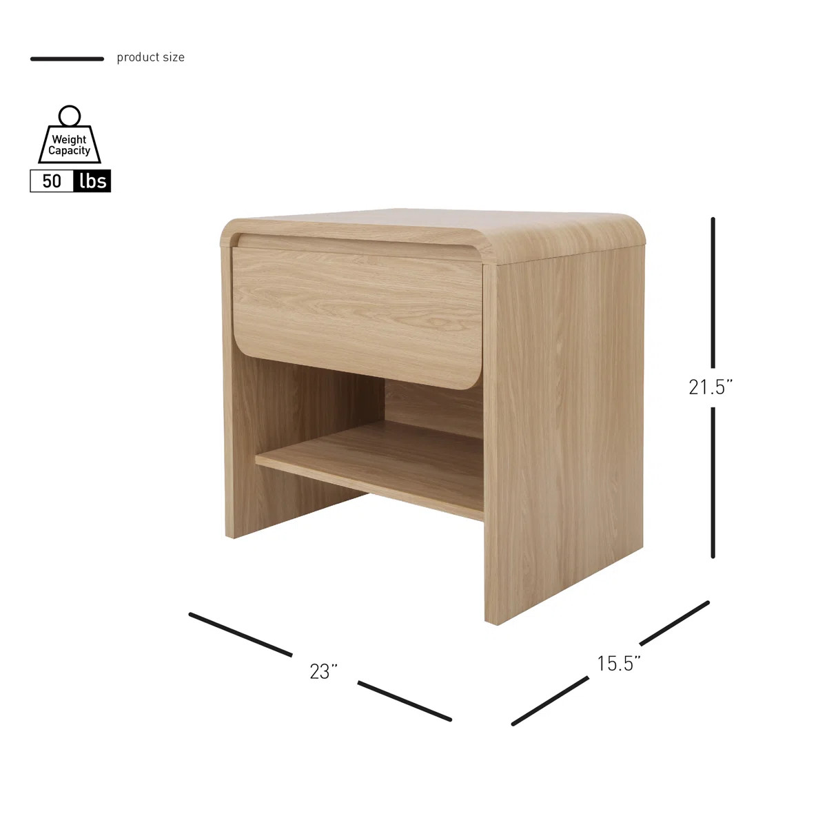 Rickie 1-Drawer End Table with Storage | Wayfair North America