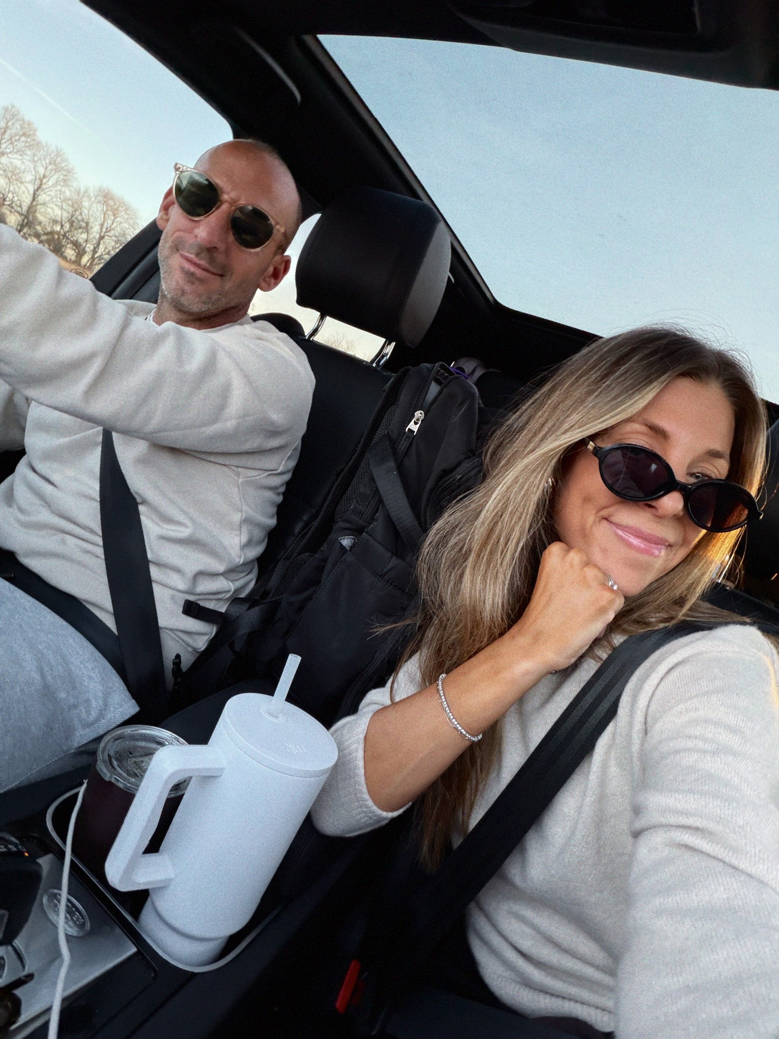 Travel outfit for our drive to broken bow! These are some of my favorite sunglasses from Amazon and love my solid white tumbler! 

#LTKootd #LTKdayinmylife #LTKTravel