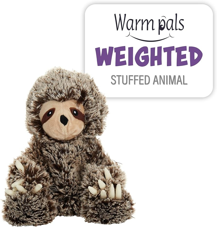Warm Pals - Slowpoke Sloth - 1.5lbs - Cozy Microwavable Lavender Scented Plush Toys - Weighted St... | Amazon (US)