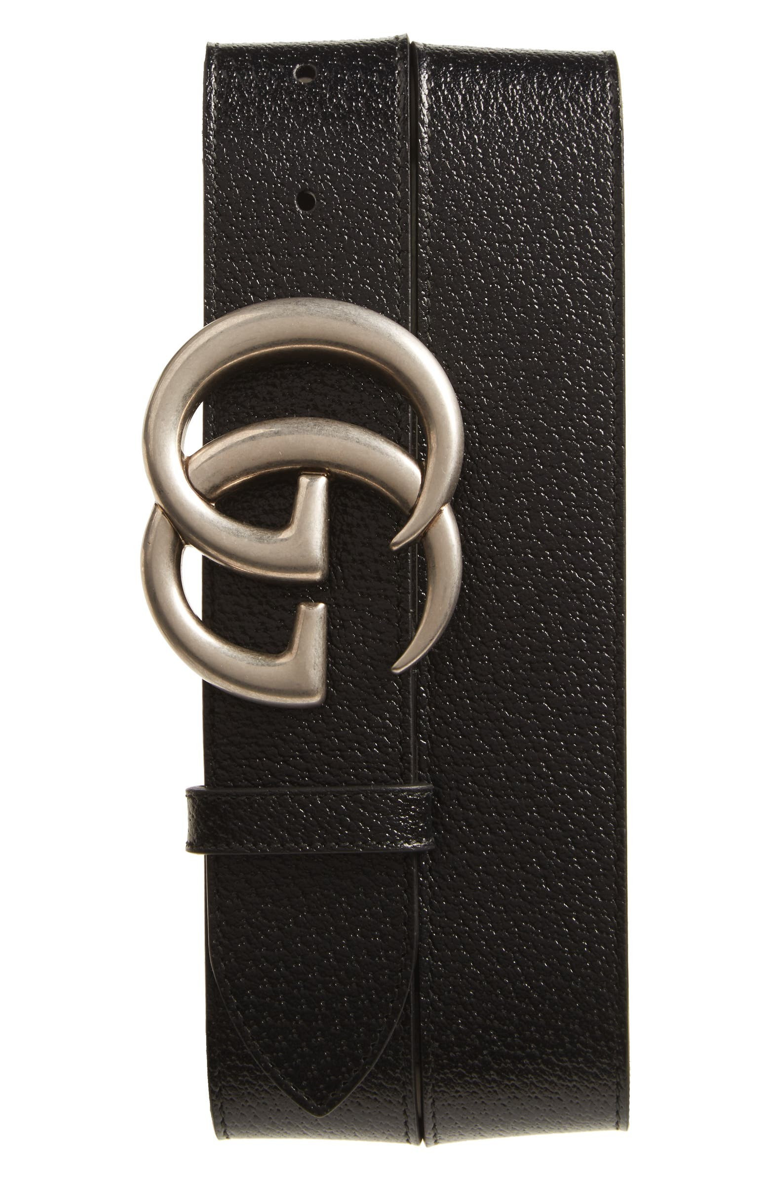 GG Pebbled Leather Belt | Nordstrom