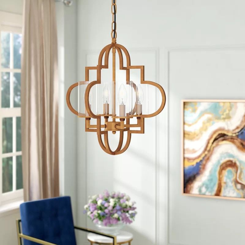 Watanabe 4 - Light Unique / Statement Globe Chandelier | Wayfair North America