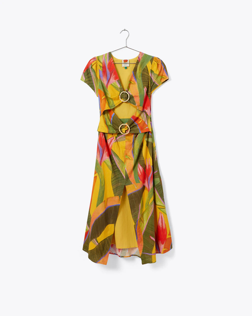 Yellow Garden Midi Dress | ban.do Designs, LLC