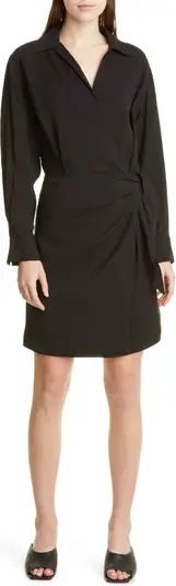 Long Sleeve Wrap Front Dress | Nordstrom