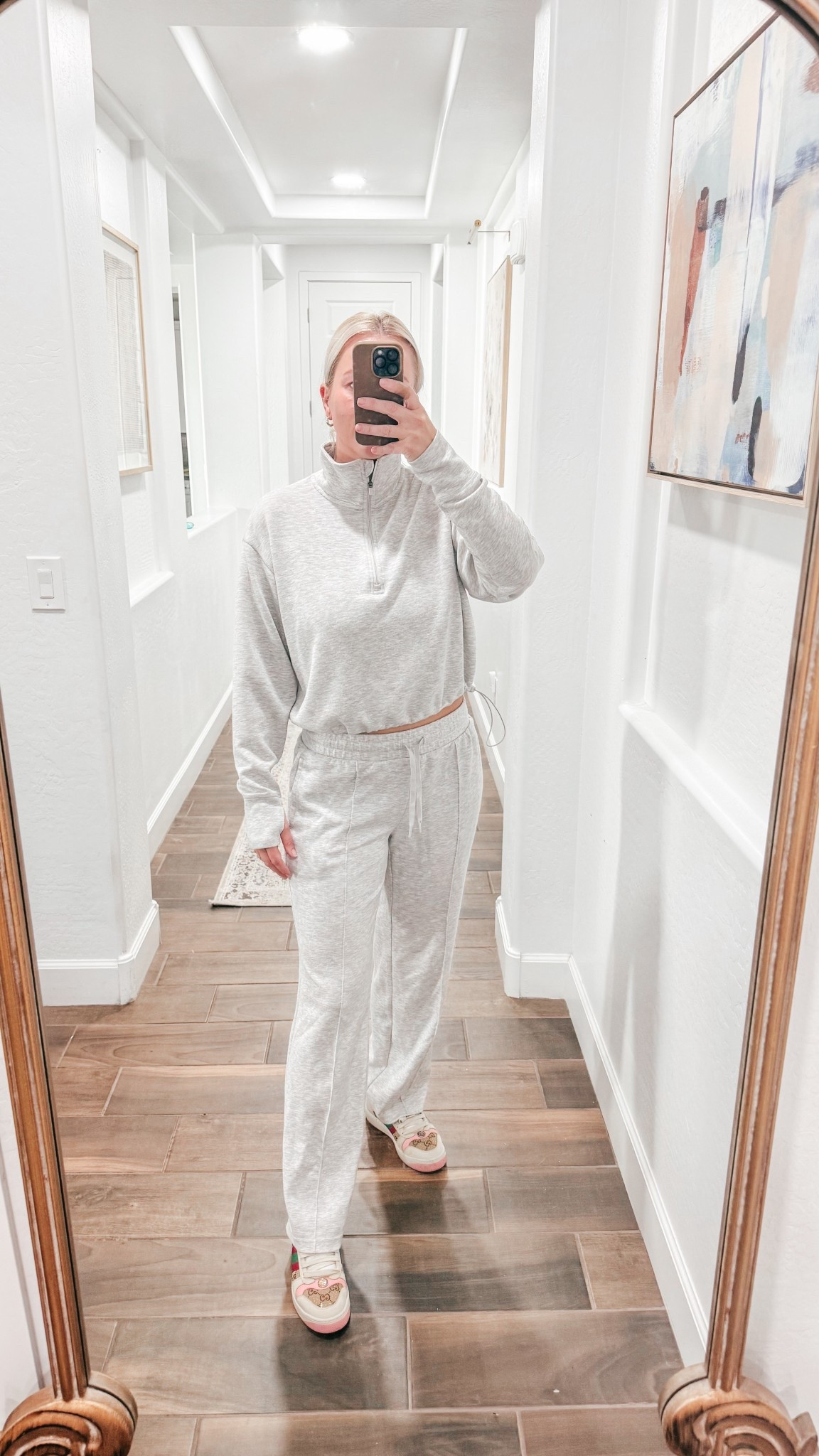 Effortless holiday style made easy. This Lululemon set is equal parts comfort and polish — perfect for travel days, gift-giving, or just staying cozy at home. I paired it with Gucci sneakers for that elevated casual vibe that takes you from errands to airport in style.

#LTKCyberWeek #LTKGiftGuide #LTKHoliday
