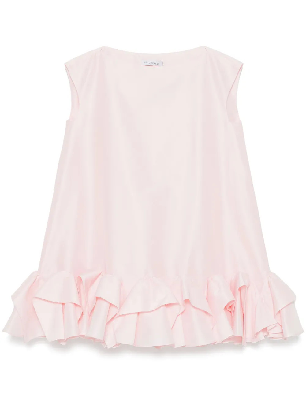 Viktor & Rolf tuck-up Mini Dress | Pink | FARFETCH | Farfetch Global