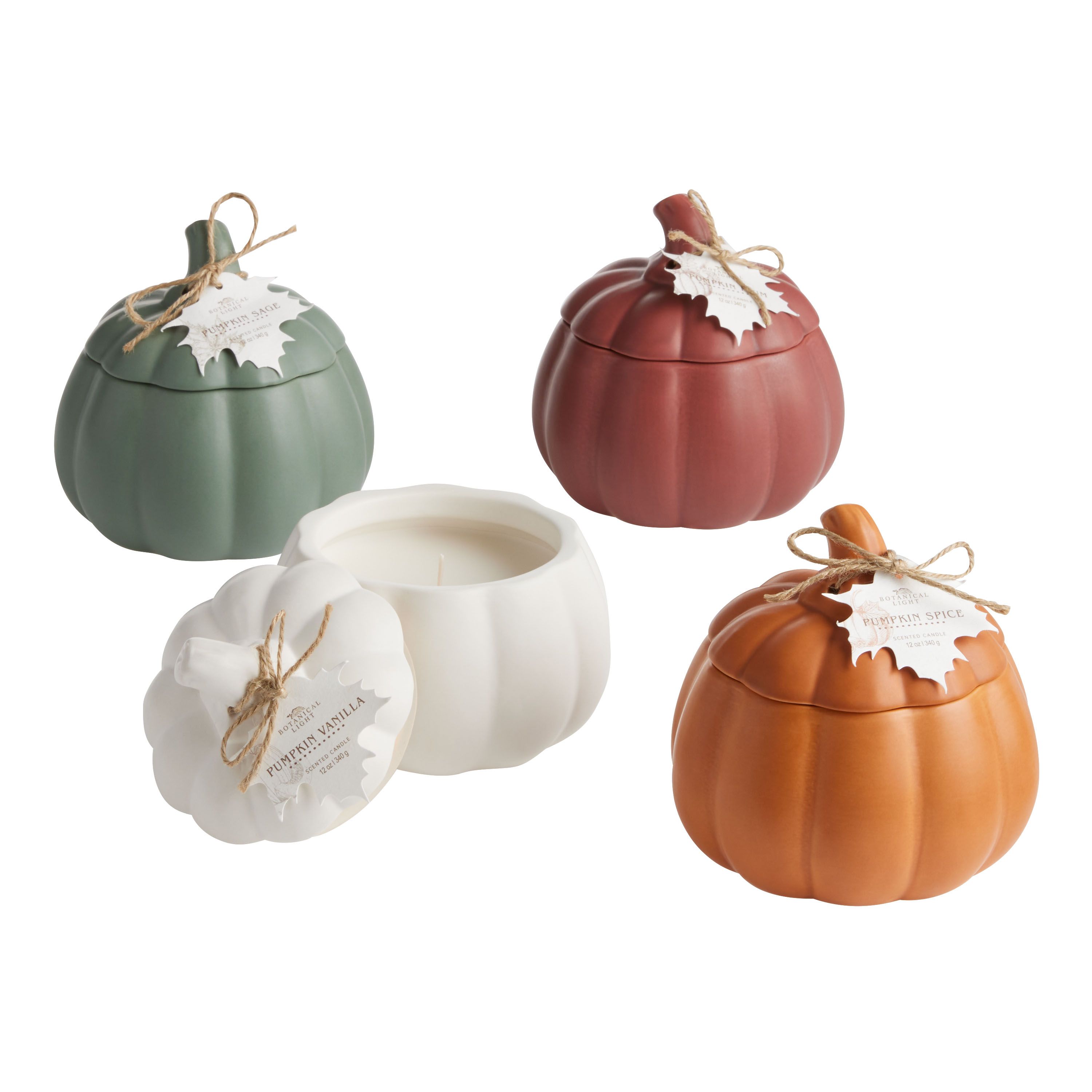 Ceramic Pumpkin Scented Candle Collection | World Market