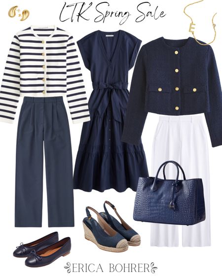 Navy Blue Spring Workwear! Great for an Easter outfit, too.

#LTKsalealert #LTKworkwear #LTKSpringSale