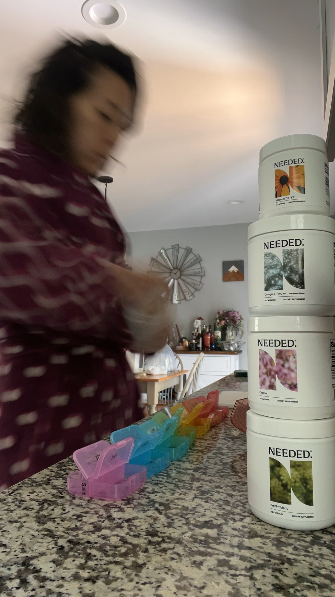 Refilling my weekly @needed supplement containers 

#LTKFamily #LTKBaby #LTKBump