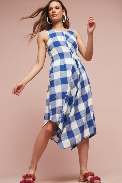 Belted Gingham Dress | Anthropologie (US)