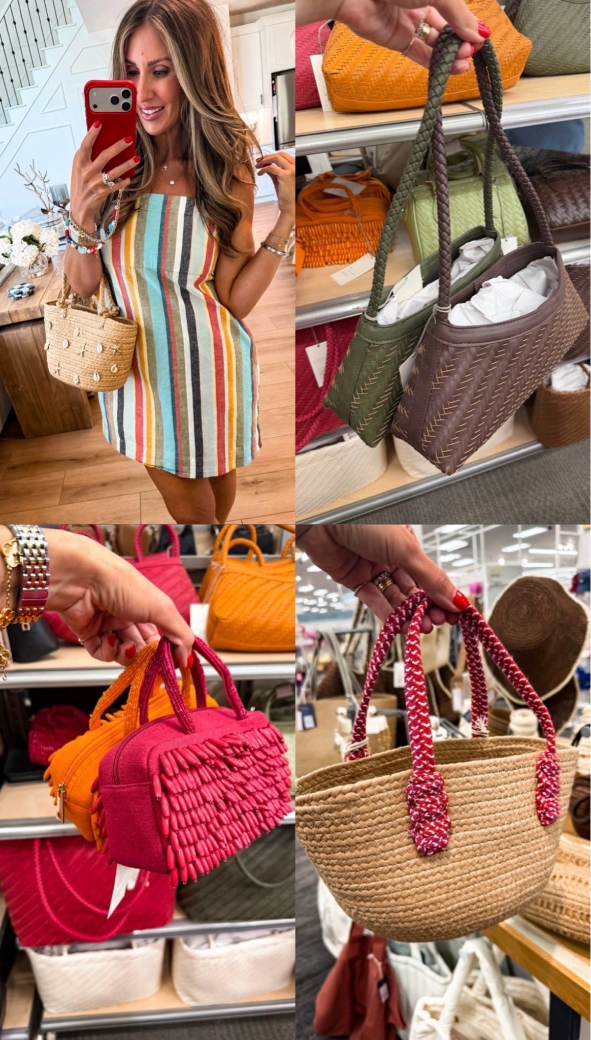 From colorful woven minis to straw classics, these are the kind of bags that instantly elevate simple outfits without overthinking it. I love how each one adds a pop of personality while still being totally practical for everyday use, errands, or vacation days.

Target finds, summer bags, woven handbags, straw tote, colorful accessories, everyday style, vacation essentials, casual chic outfits, affordable fashion, mom style, statement accessories, TheMomInStyle

#LTKTravel #LTKSeasonal #LTKSaleAlert