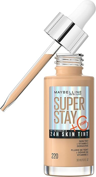Maybelline Super Stay Up to 24HR Skin Tint, Radiant Light-to-Medium Coverage Foundation, Makeup I... | Amazon (US)