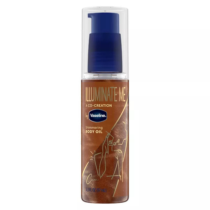 Vaseline Illuminate Me Shimmering Body Oil - 3.3 fl oz | Target