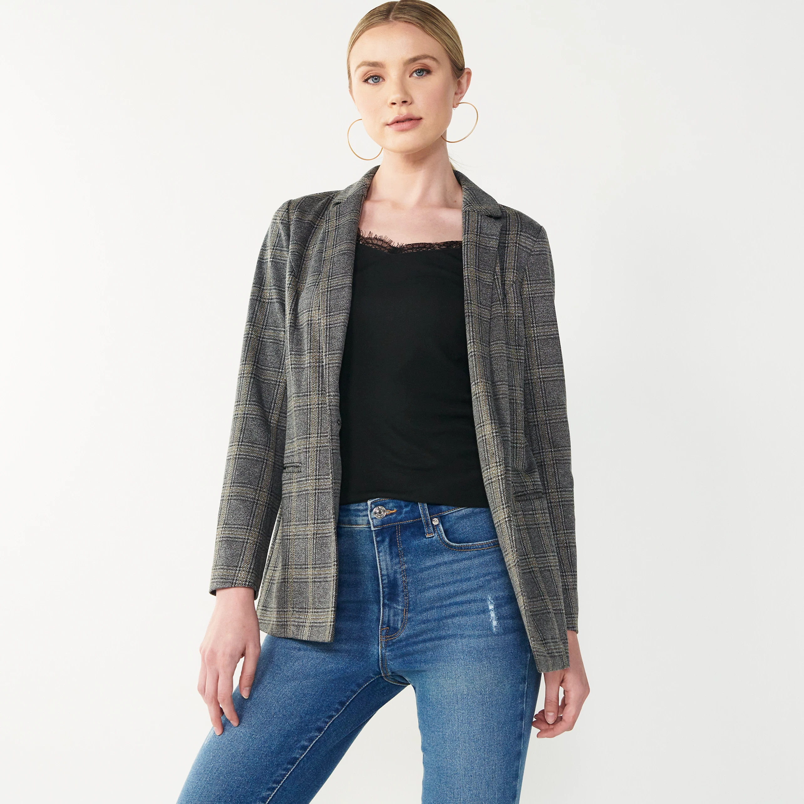 Women's Nine West Relaxed Blazer | Kohl's